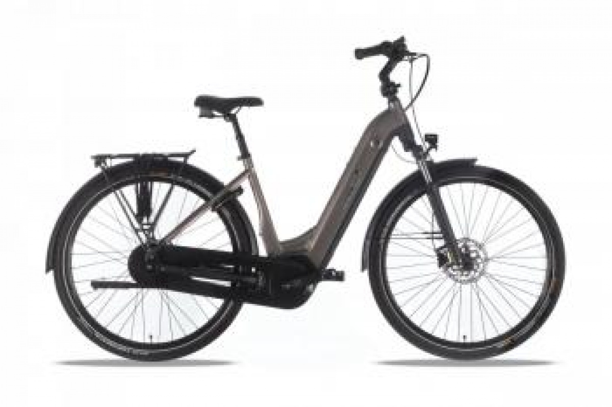 E-Bike Manufaktur Comfort plus wave- Titan grey red/matt